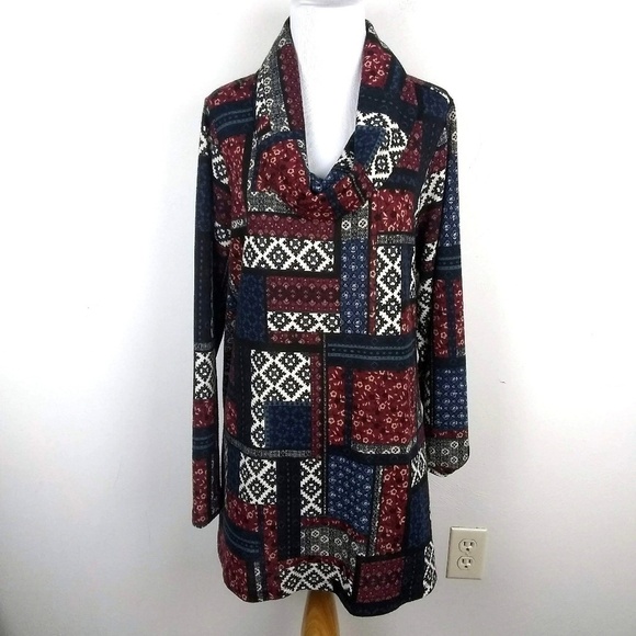 NWOT Living Doll Cowl Neck Top | sz 2X - Picture 1 of 3